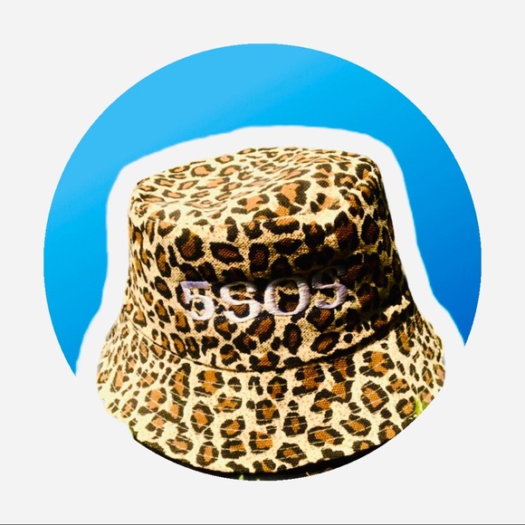 5sos Leopard Bucket Hat Band 